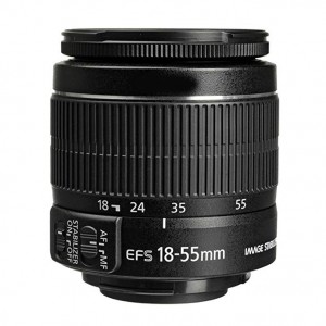 Camera 18-55mm EF-S f/3.5-5.6 IS II Lens & EF 75-300mm f/4-5.6 III Lens + Wide Angle Lens + 58mm 2x Lens + Slave Flash + 64GB Memory Card + Wired Remote + Bundle 